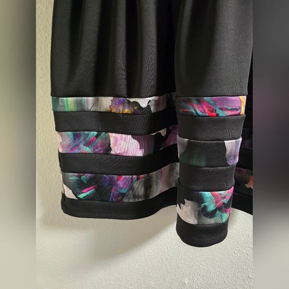 Apt 9 Watercolor Black Dress - Picture 6 of 6